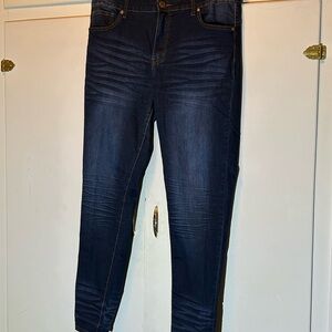 Women's Skinny Jeans - Dark Blue